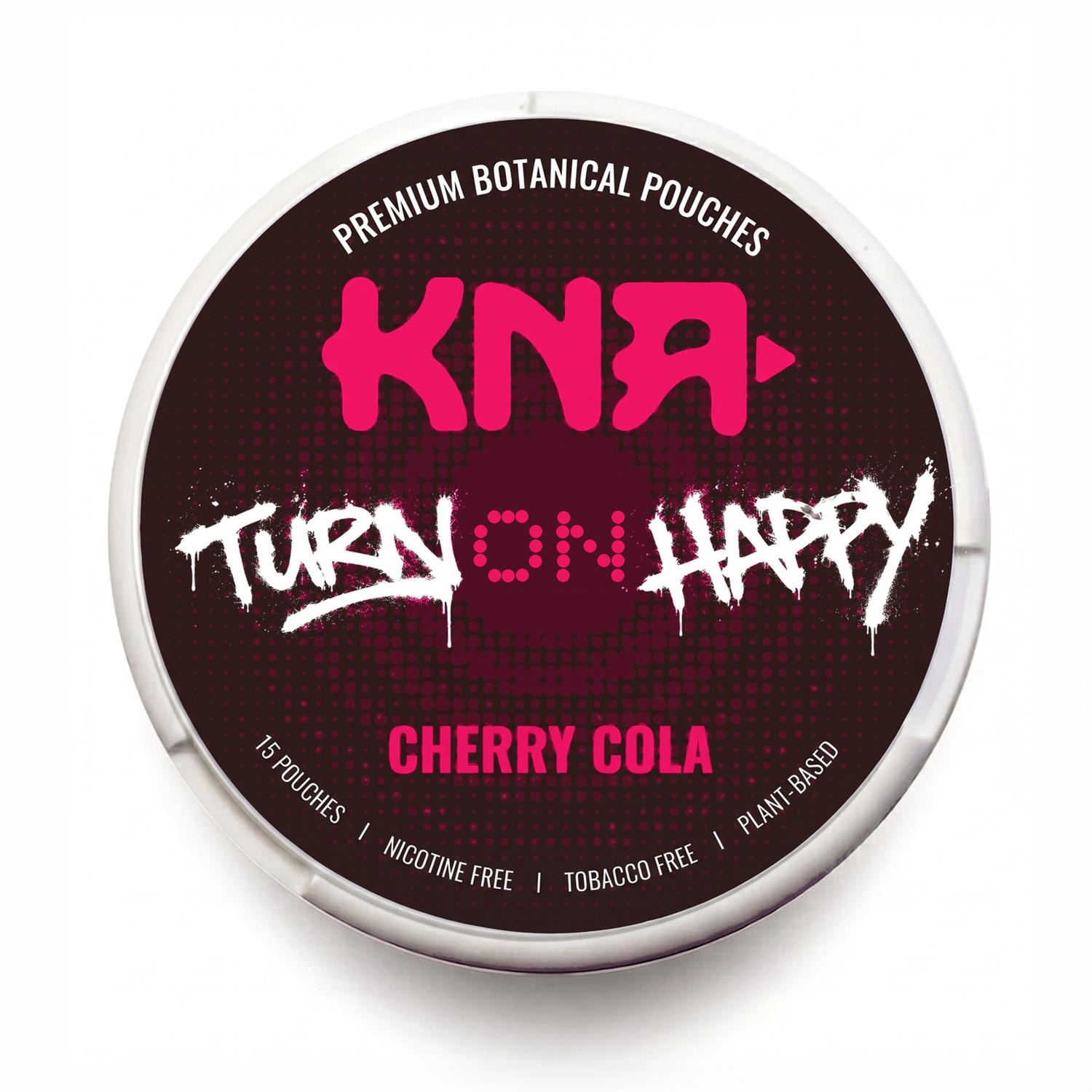 KNA Cherry Cola tin lid artwork